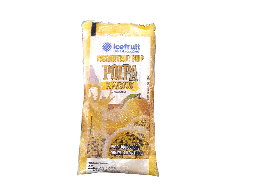 POLPA DE MARACUJÁ CONGELADA ICEFRUIT 100 G (CX 20 UN)